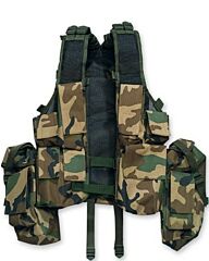 Fostex tactical vest woodland camo