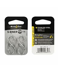 Nite Ize S-Biner Karabijnhaak 2-Pack Zilver #1