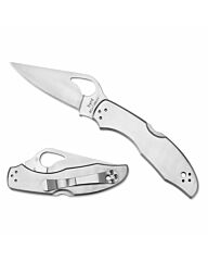 Spyderco Zakmes Byrd Meadowlark 2 Silver 8Cr13MoV PE