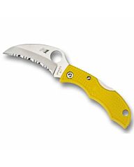 Spyderco Zakmes Ladybug 3 Lightweight Salt Hawkbill Yellow H-1 SE